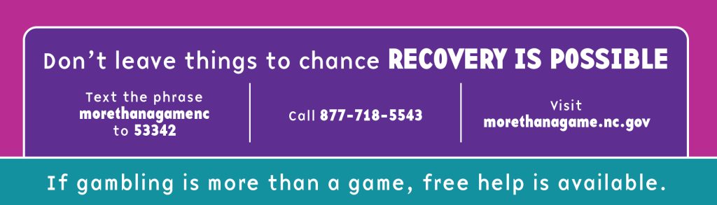 Don't leave things to chance, recovery is possible